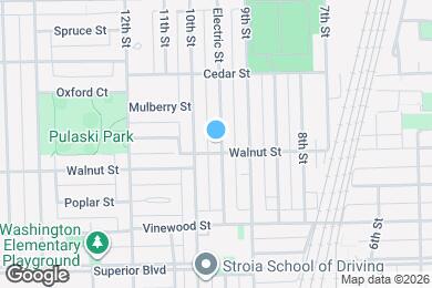 Map image of the property - 2340 Electric St