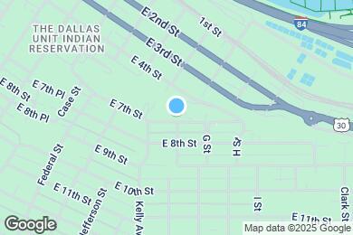 Map image of the property - 827 E 7th St