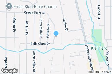 Map image of the property - 10116 Crown Point Dr