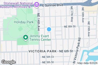 Map image of the property - 727 NE 16th Ave