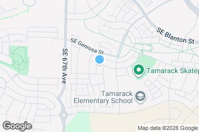 Map image of the property - 3923 SE 70th Ave