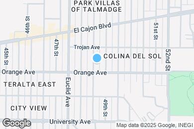 Map image of the property - 4225 Estrella Ave