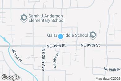 Map image of the property - 9904 NE 27th Ct