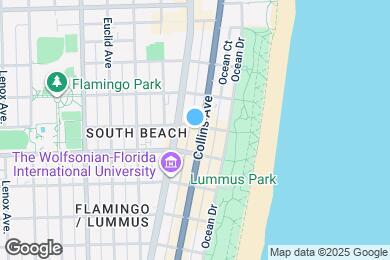 Map image of the property - 1150 Collins Ave