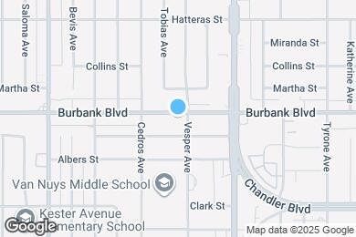 Map image of the property - Burbank Gardens Apartments