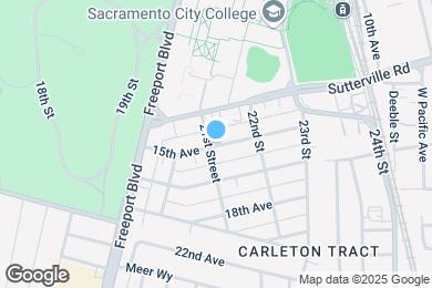 Map image of the property - 2103 15th Ave