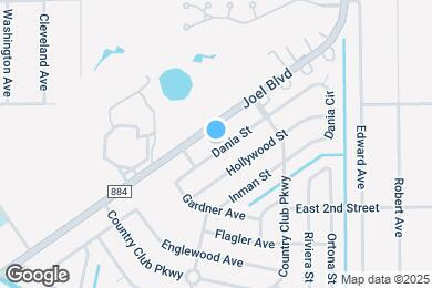 Map image of the property - 321 Dania St