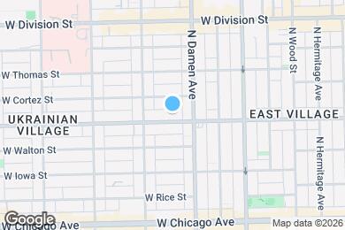 Map image of the property - 2024 W Augusta Blvd