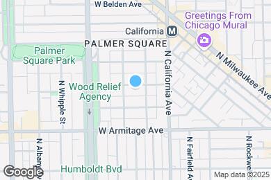 Map image of the property - 2853 W Dickens Ave