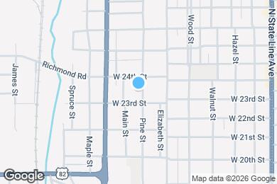 Map image of the property - 2307 Pine St