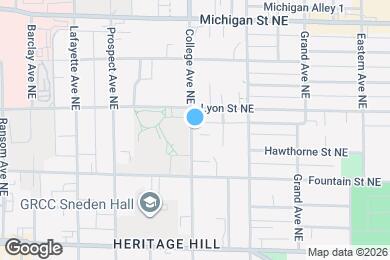 Map image of the property - 148 College Ave NE