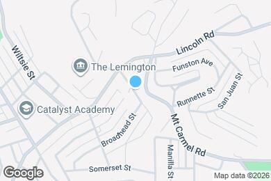 Map image of the property - 7245 Campania Ave