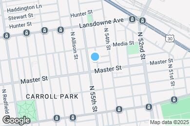 Map image of the property - 1422 N Conestoga St