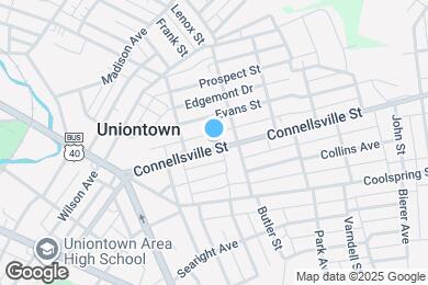 Map image of the property - 95 Connellsville St