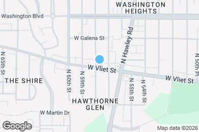 Map image of the property - 5724 W Vliet St