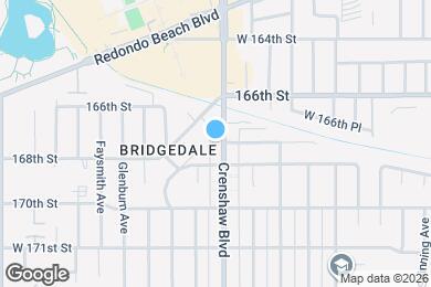 Map image of the property - 16713 Crenshaw Blvd