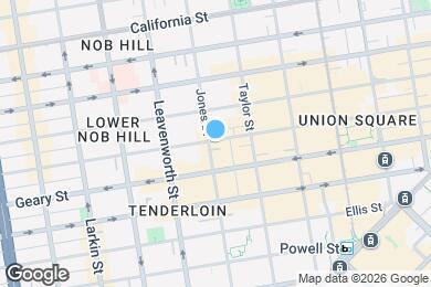 Map image of the property - 691 Post St