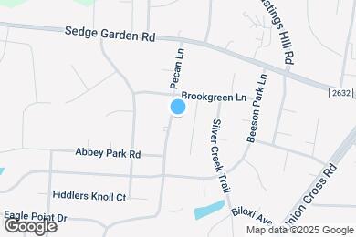 Map image of the property - 1511 Pecan Ln