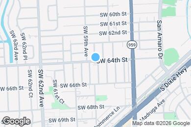 Map image of the property - 6400 SW 58th Pl