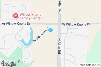 Map image of the property - 2622 W Willowlake Dr