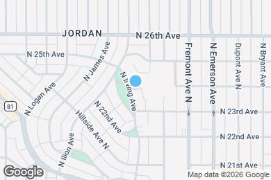 Map image of the property - 2330 N Irving Ave