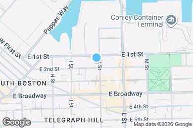 Map image of the property - 632 E 2nd St