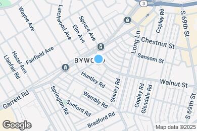 Map image of the property - 7250 Walnut St