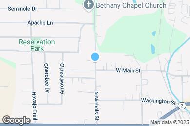 Map image of the property - 325 N Nichols St