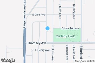 Map image of the property - 5822 S Indiana Ave