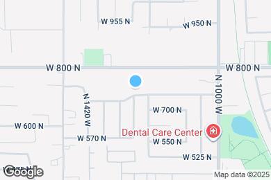 Map image of the property - 1258 W 725 N