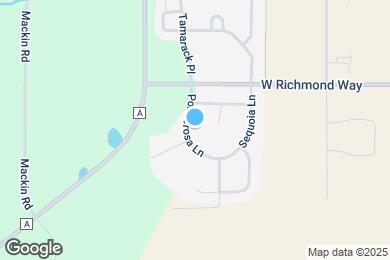 Map image of the property - 1728 Ponderosa Ln