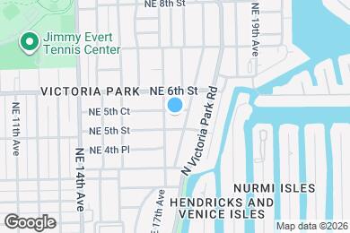 Map image of the property - 1712 NE 5th Ct