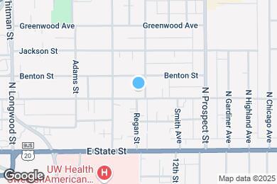 Map image of the property - 1432 Crosby St