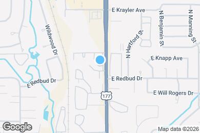 Map image of the property - 1400 N Perkins Rd