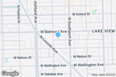 Map image of the property - 1442 W Fletcher St