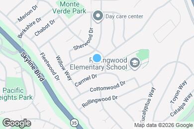 Map image of the property - 2661 Valleywood Dr