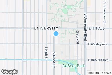 Map image of the property - 2356 S Race St