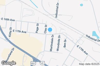 Map image of the property - 1150 E 17th Ave