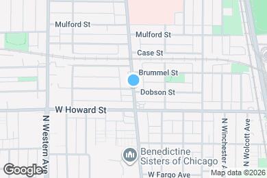 Map image of the property - 129 Ridge Ave