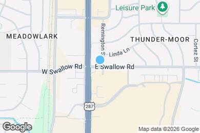 Map image of the property - 121 E Swallow Rd