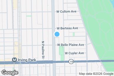Map image of the property - 4125 N Ashland Ave