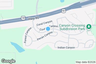 Map image of the property - 11227 Pecan Canyon