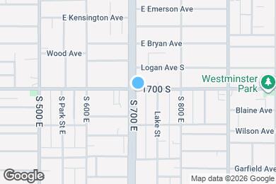 Map image of the property - 1703 S 700 E