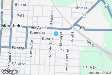 Map image of the property - 227 E 2nd St