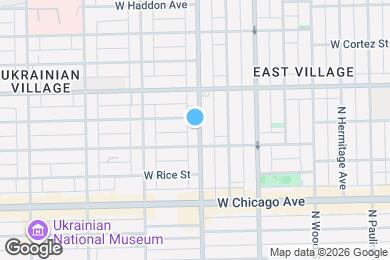 Map image of the property - 914 N Damen Ave
