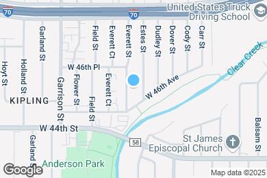 Map image of the property - 4566 Everett St