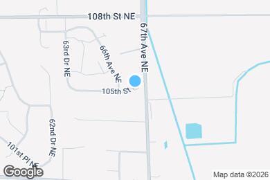 Map image of the property - 6618 105th St NE