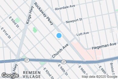 Map image of the property - 455 E 96th St