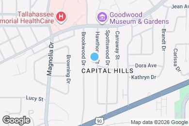 Map image of the property - 1100 Hawthorne St