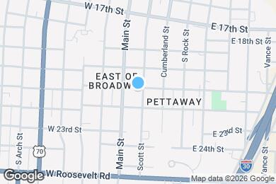 Map image of the property - 2104 Scott St